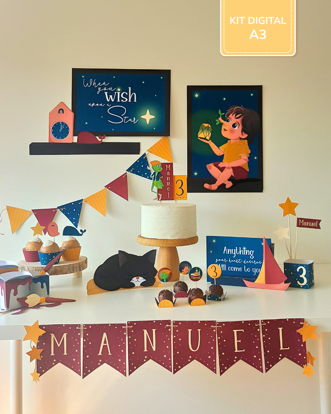  Kit Digital A3 e A4 - Pinoquio 3