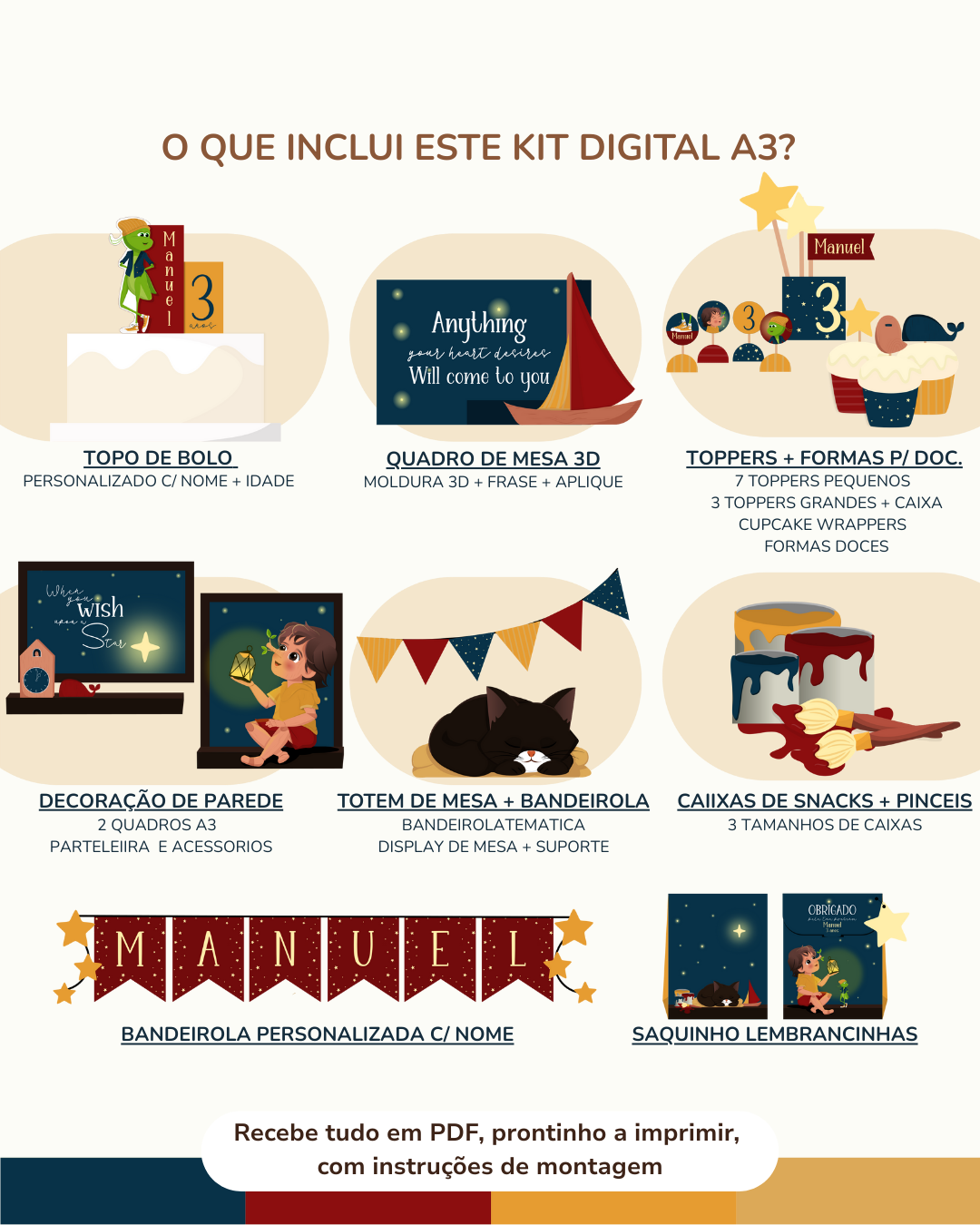  Kit Digital A3 e A4 - Pinoquio 2