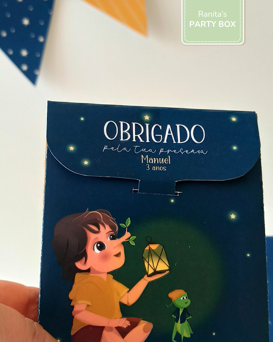 Saquinhos para lembranças personalizados – Festa Pinóquio 2