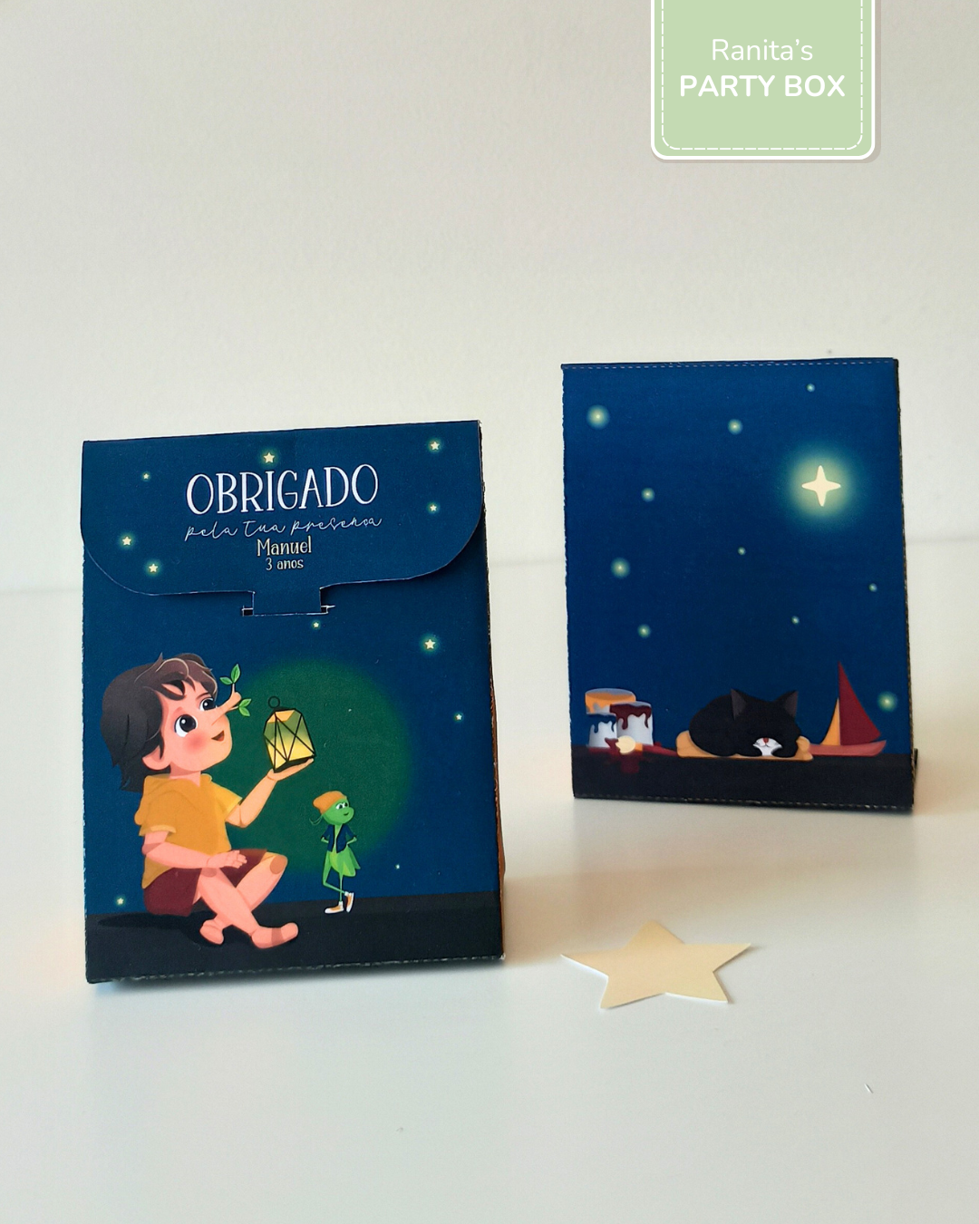 Saquinhos para lembranças personalizados – Festa Pinóquio 3