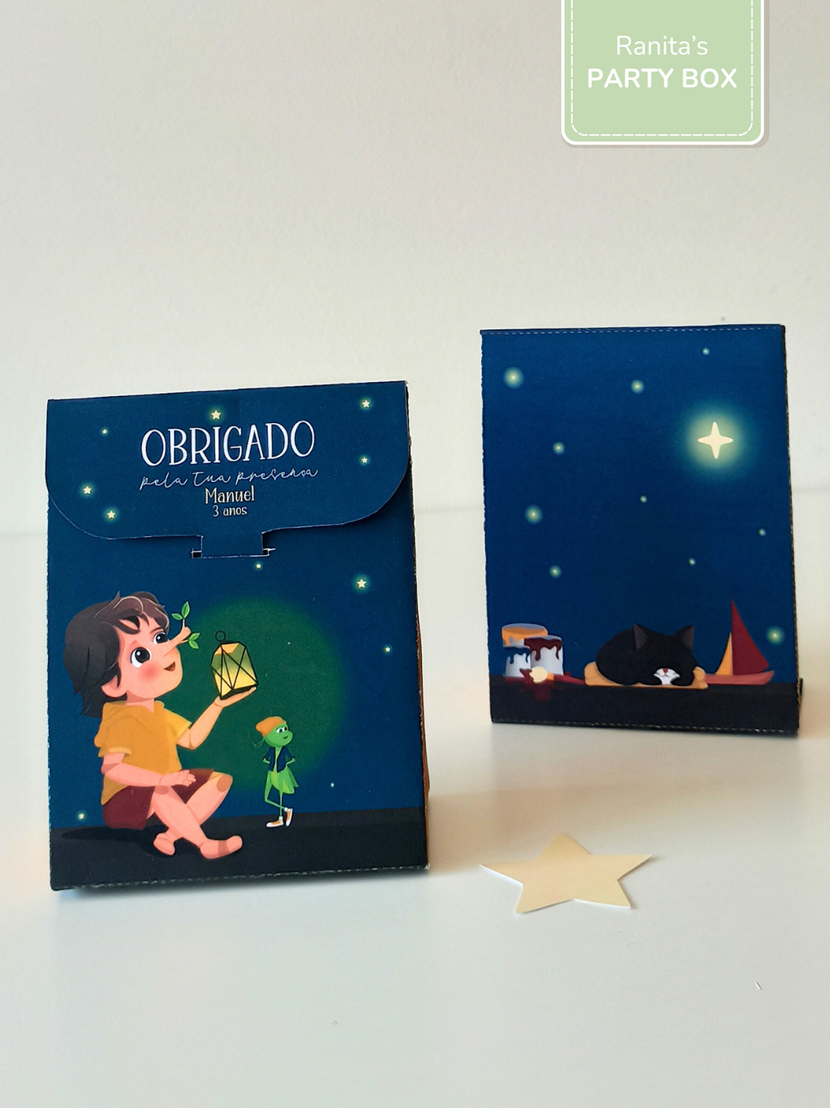 Saquinhos para lembranças personalizados – Festa Pinóquio 3