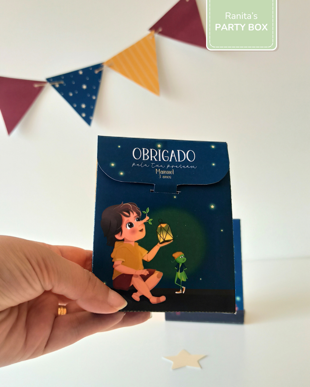Saquinhos para lembranças personalizados – Festa Pinóquio 1