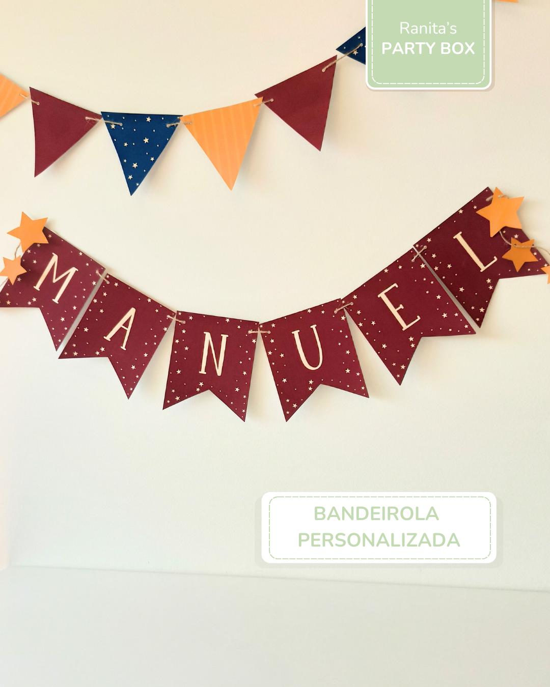 Bandeirola Personalizada – Festa Pinóquio 1