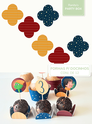 Formas p/ docinhos | 12 Unid. – Festa Pinóquio