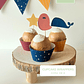 Cupcake wrappers | 6 Unid. – Festa Pinóquio - Thumbnail 1