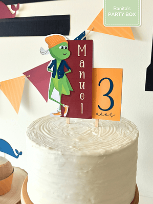 Topo de bolo personalizado – Festa Pinóquio