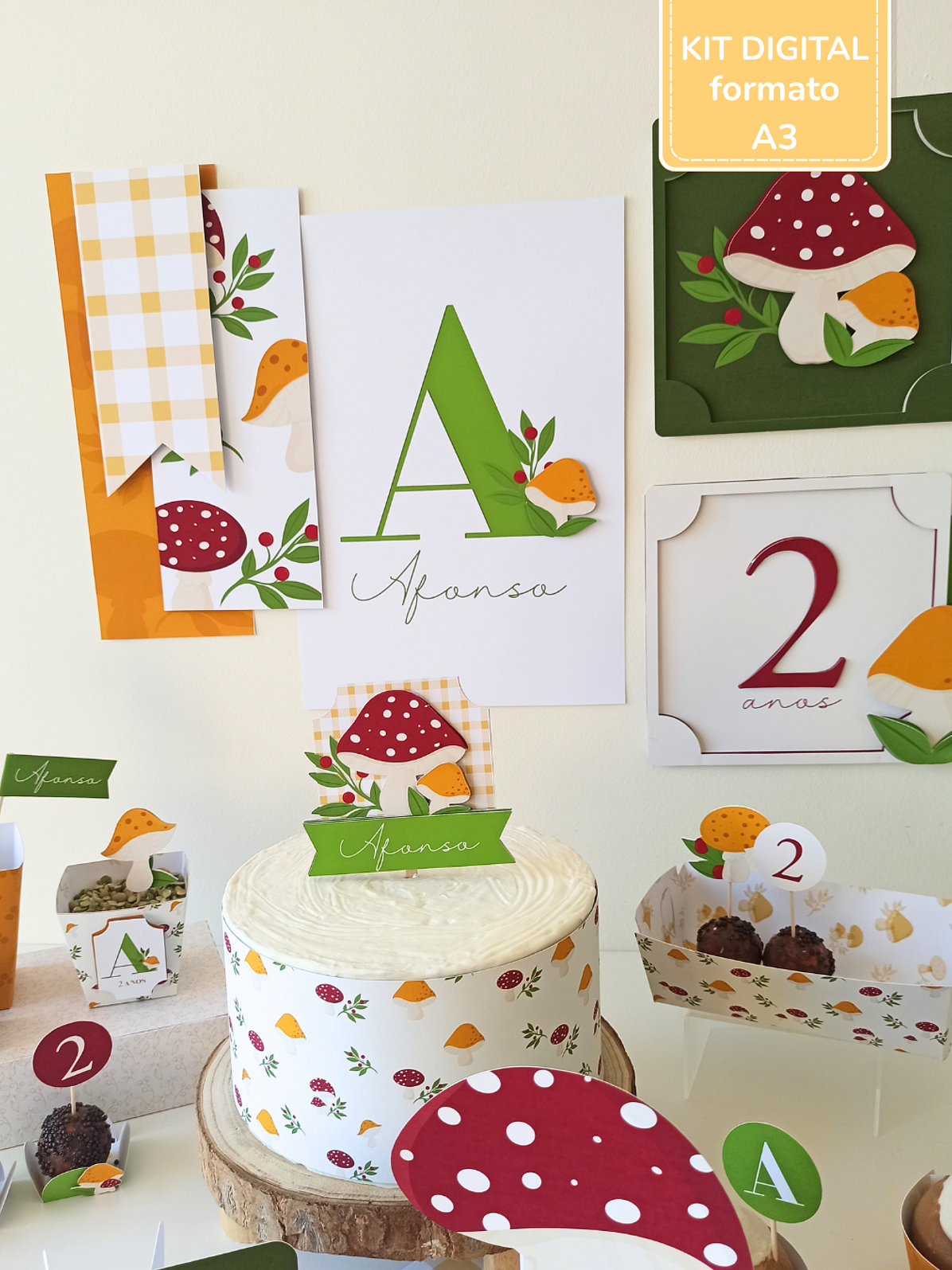  Kit Digital A3 - Cogumelos 4