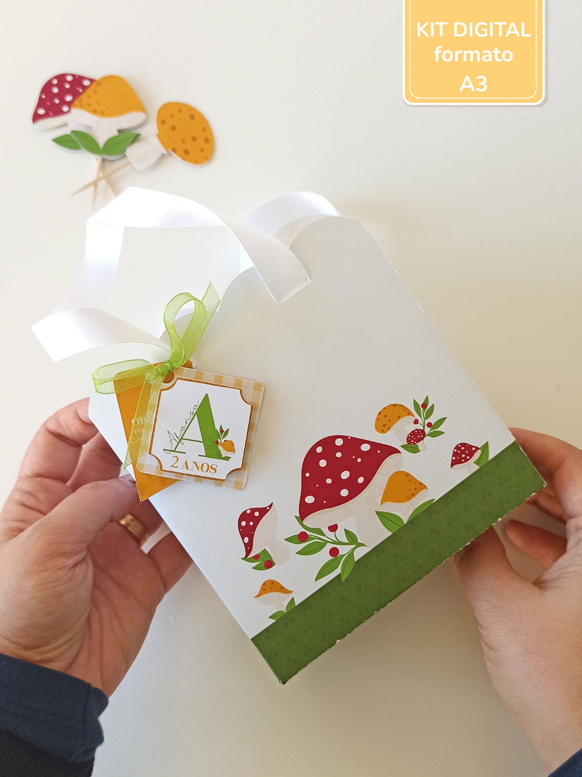  Kit Digital A3 - Cogumelos 8