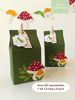 Caixa Milk - Festa Cogumelos