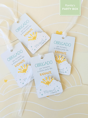 Etiquetas lembranças | 10 Unid. – Festa Sunshine