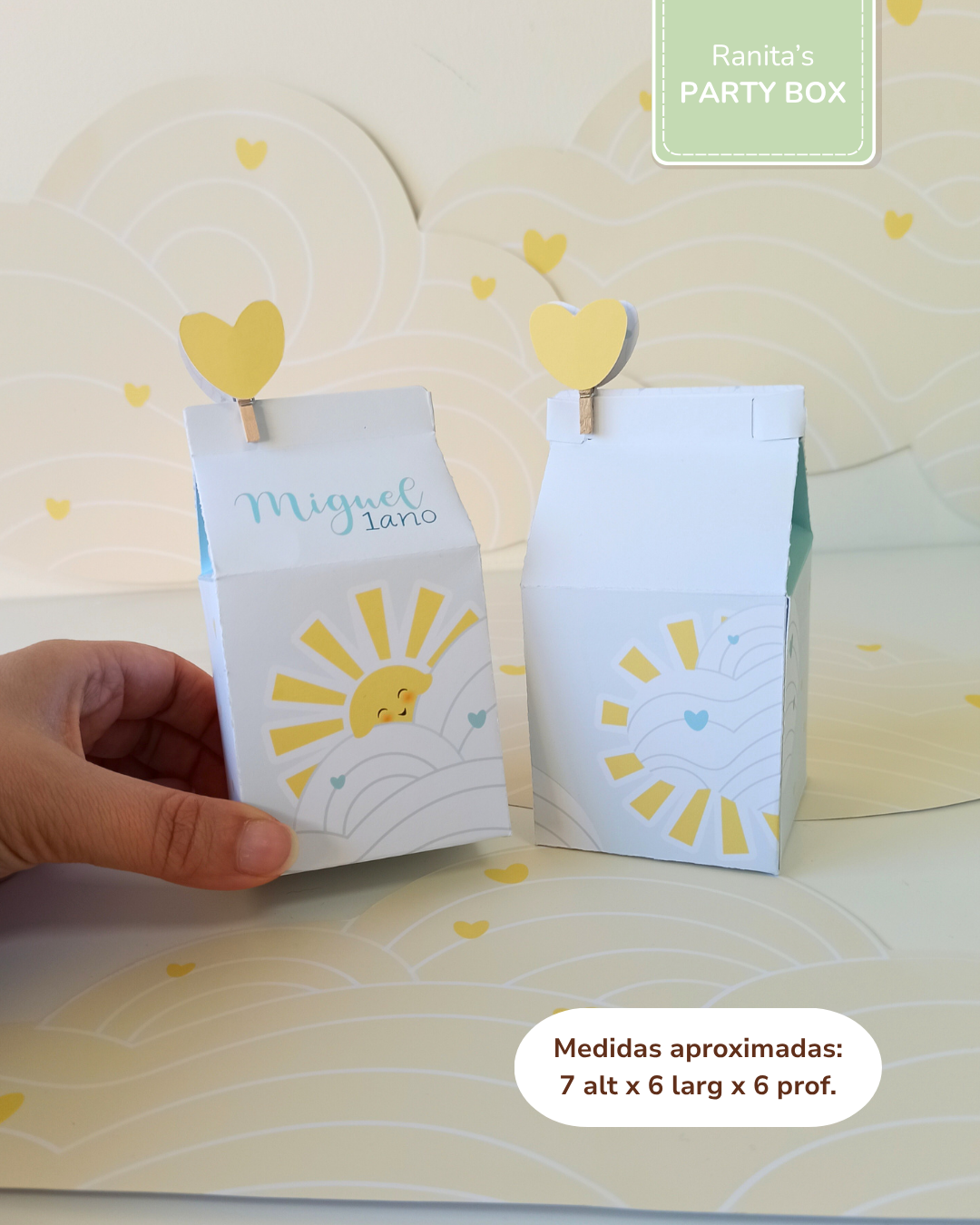 Caixa Milk - Festa Sunshine - Raio de Sol 2