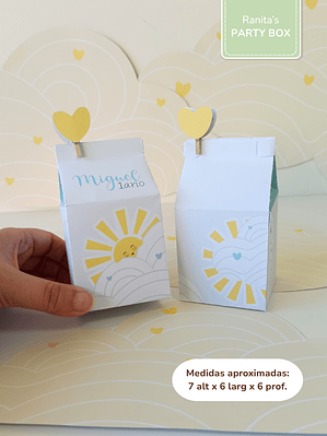 Caixa Milk - Festa Sunshine - Raio de Sol