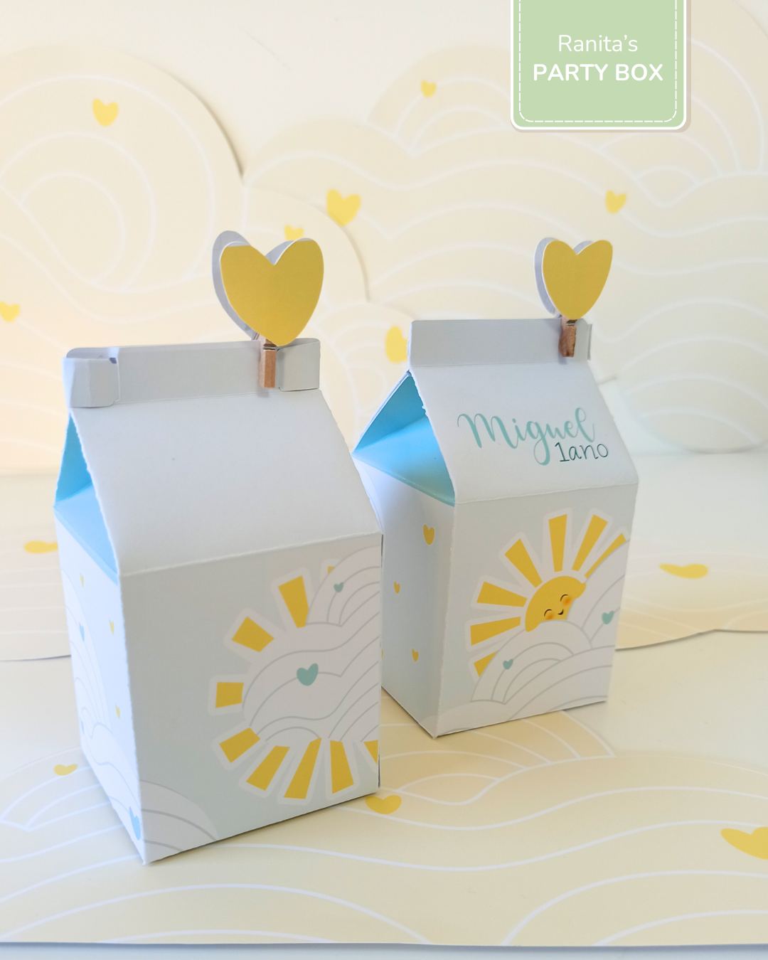 Caixa Milk - Festa Sunshine - Raio de Sol 1