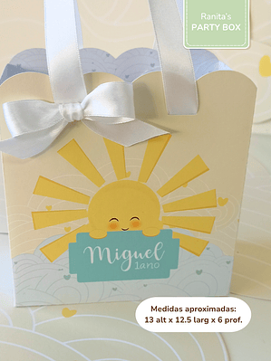 Saco médio - Festa Sunshine - Raio de Sol