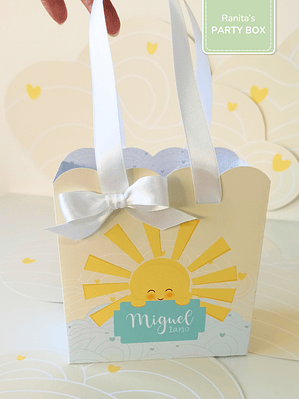 Saco médio - Festa Sunshine - Raio de Sol