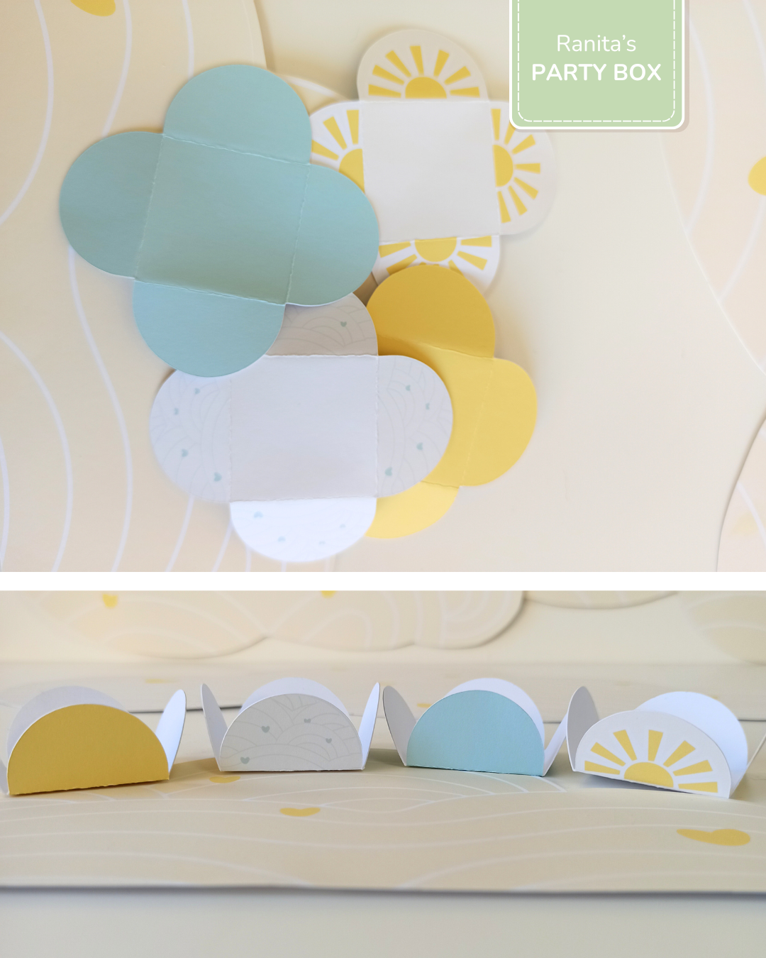 Formas p/ docinhos | 12 Unid. – Festa Sunshine - Raio de Sol 1