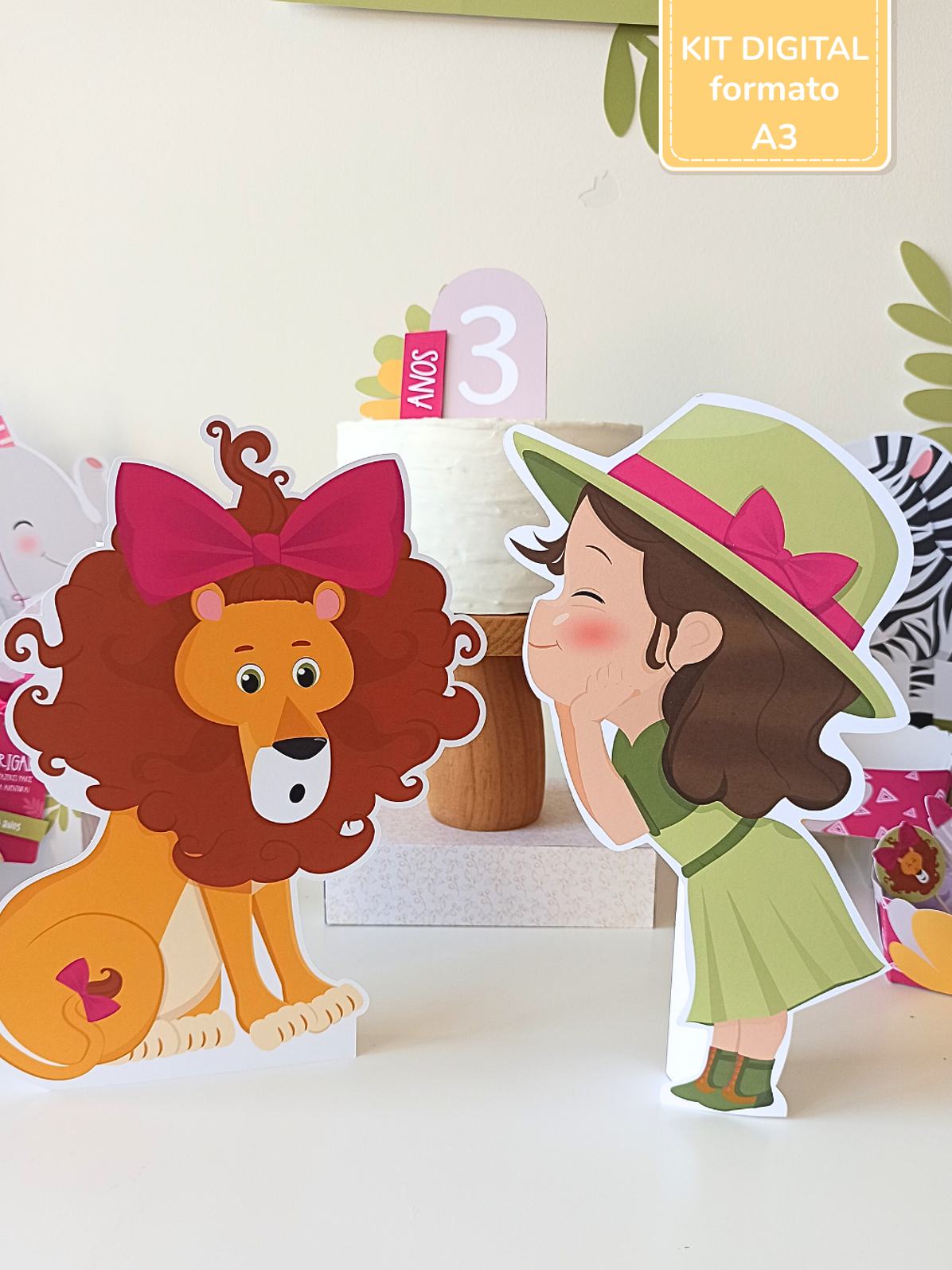  Kit Digital A3 - Safari - Stay Wild Girl 4