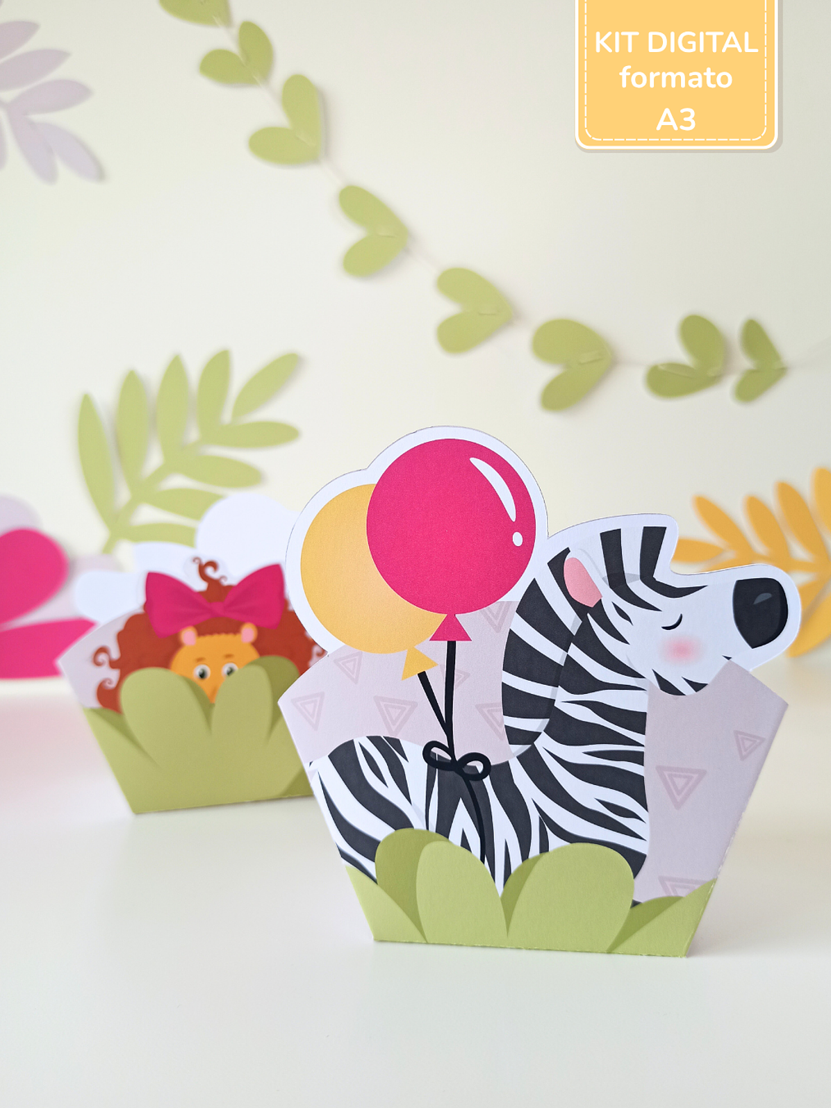  Kit Digital A3 - Safari - Stay Wild Girl 5