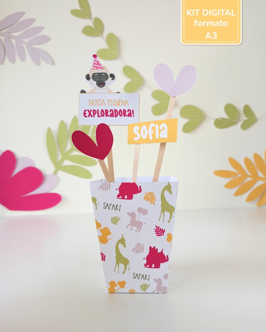  Kit Digital A3 - Safari - Stay Wild Girl 6