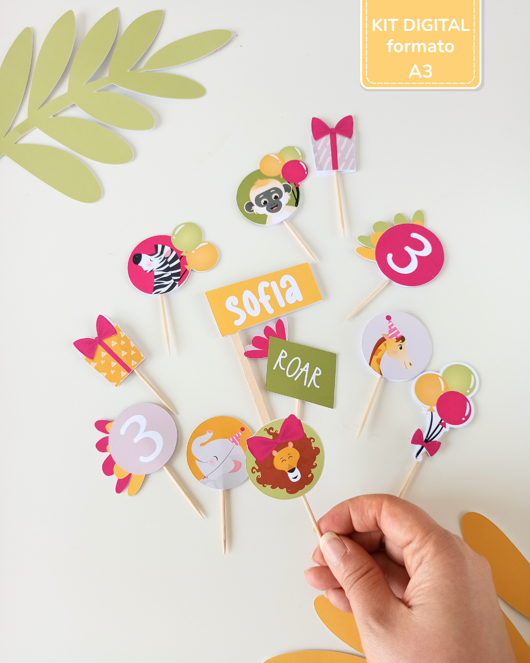  Kit Digital A3 - Safari - Stay Wild Girl 7