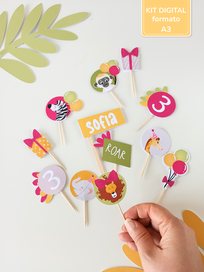  Kit Digital A3 - Safari - Stay Wild Girl 7