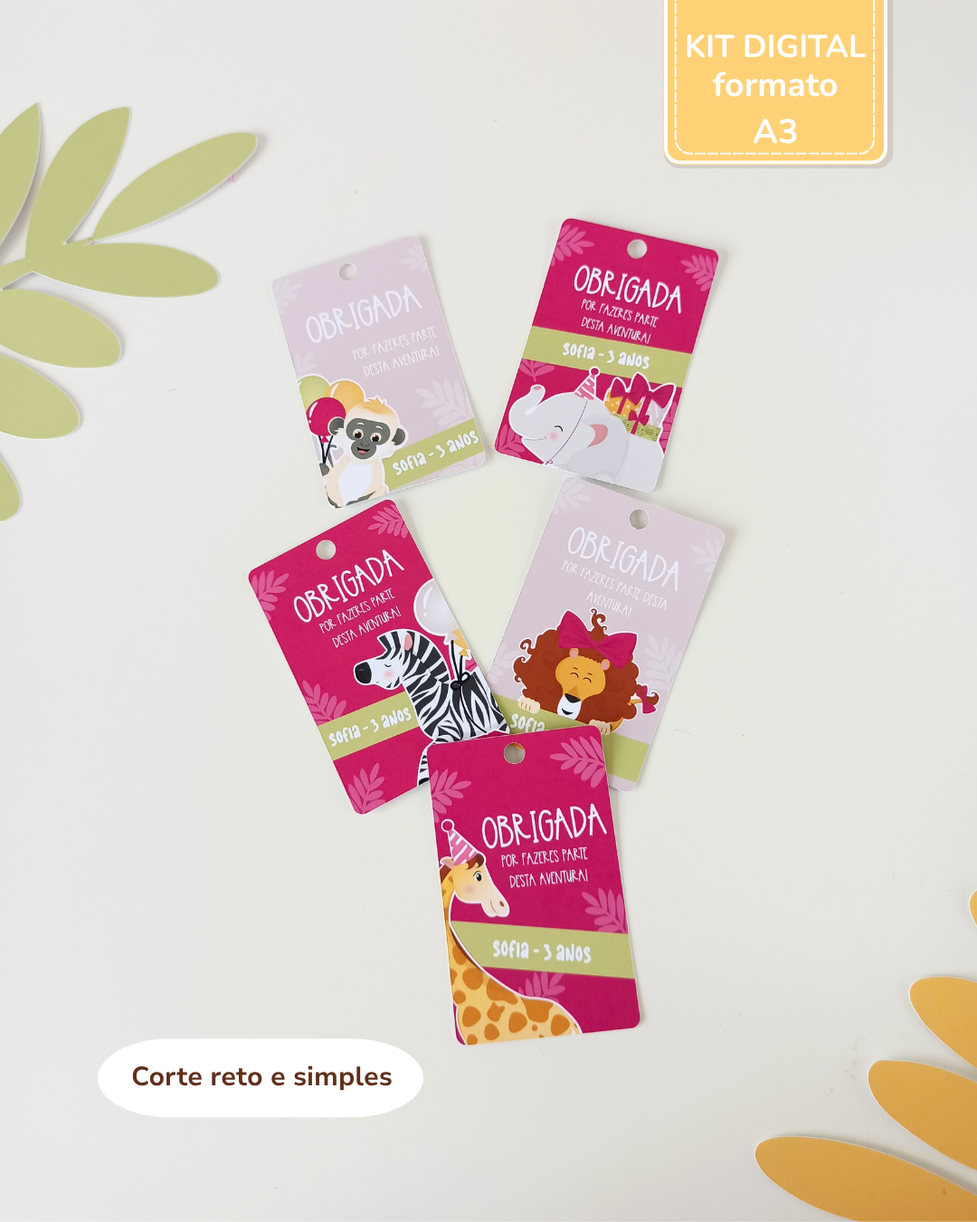  Kit Digital A3 - Safari - Stay Wild Girl 10