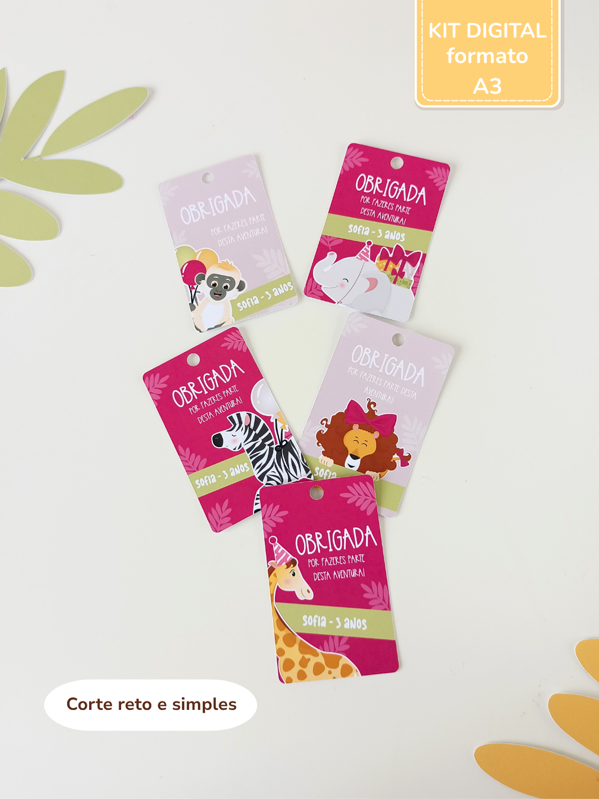  Kit Digital A3 - Safari - Stay Wild Girl 10