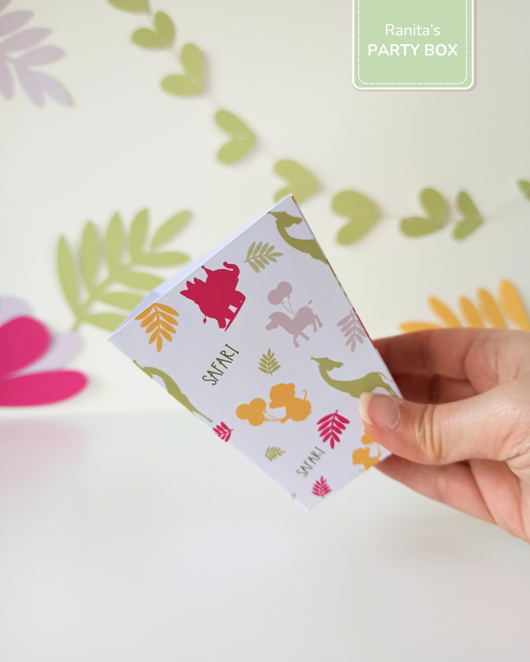 Caixa de pipocas | 2 Unid. - Tema Safari - Stay Wild Girl 1