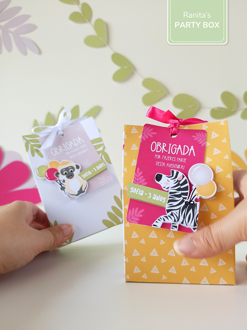 Saquinho c/etiqueta - Safari - Stay Wild 2