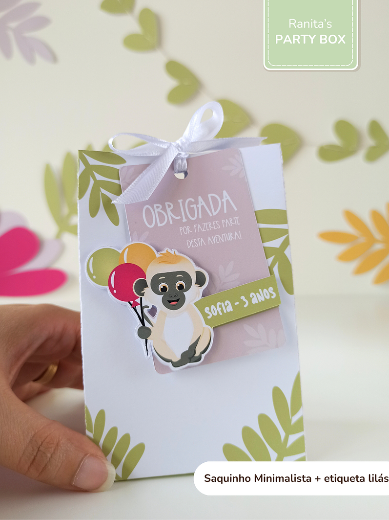 Saquinho c/etiqueta - Safari - Stay Wild 3