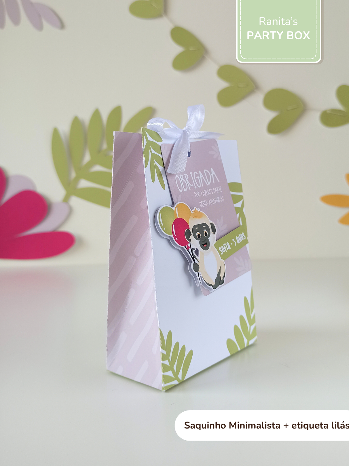 Saquinho c/etiqueta - Safari - Stay Wild 4