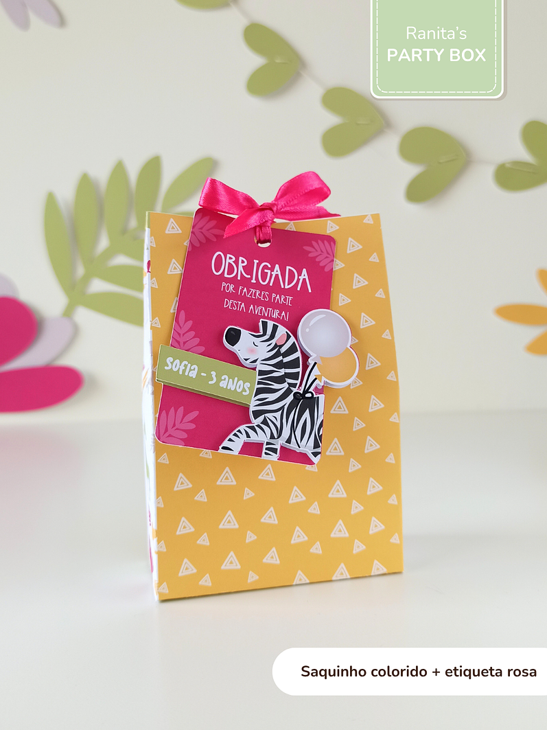 Saquinho c/etiqueta - Safari - Stay Wild 5