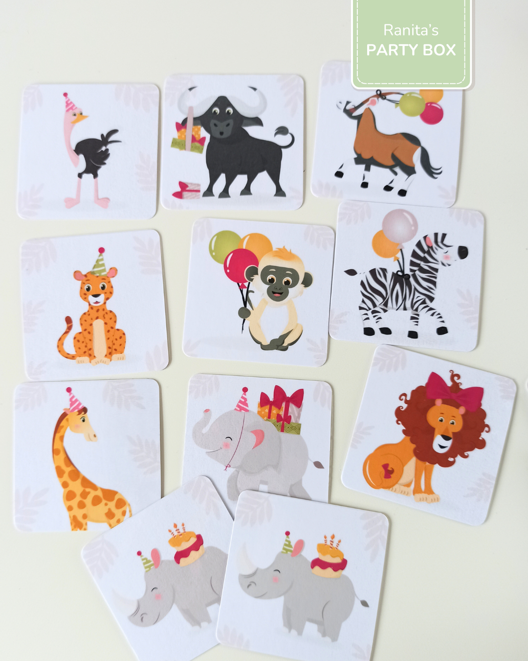 Jogo da memória - Tema Safari - Stay Wild Girl 4