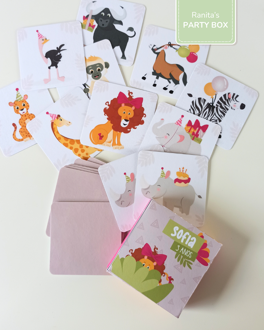 Jogo da memória - Tema Safari - Stay Wild Girl 1