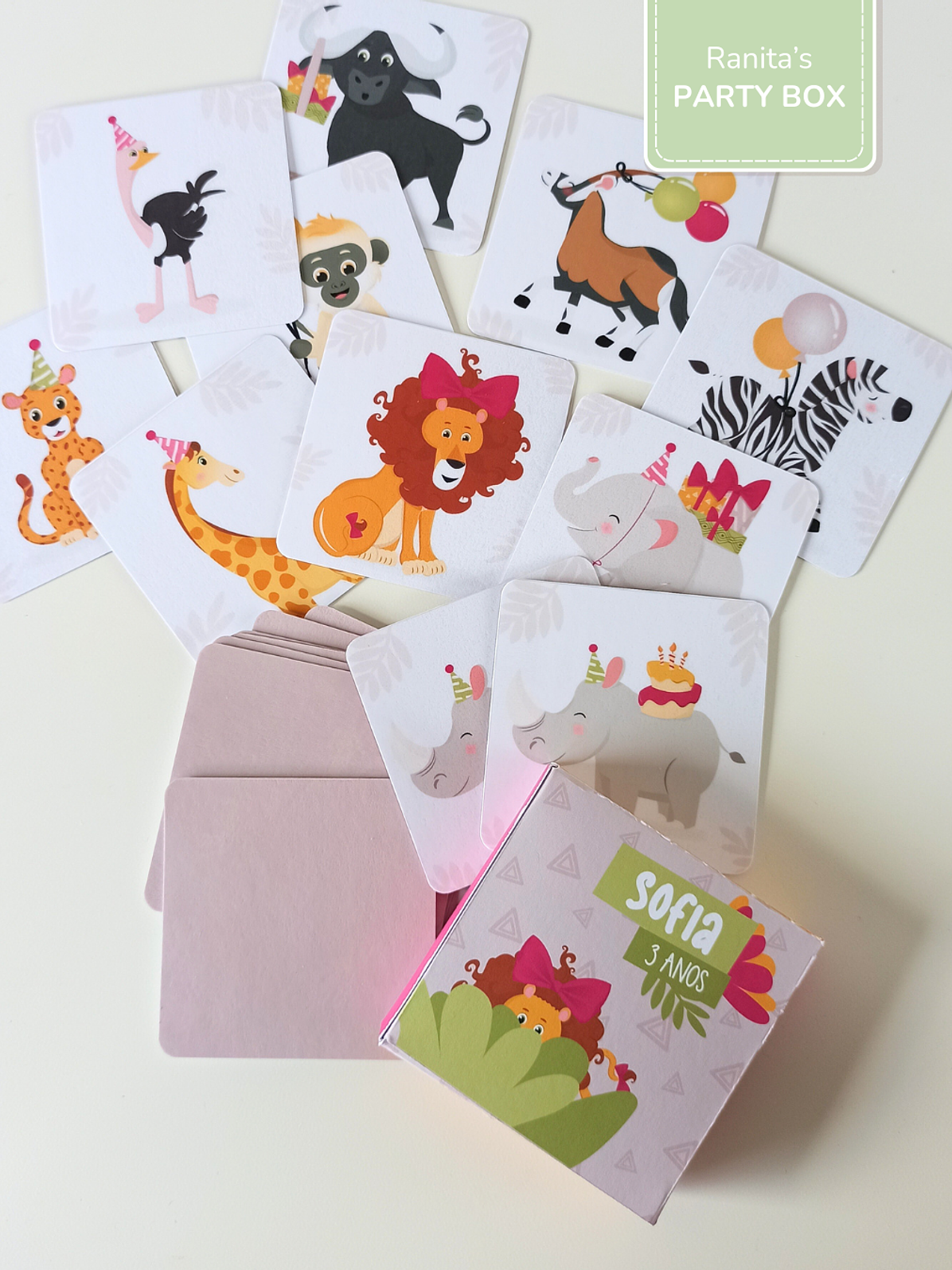 Jogo da memória - Tema Safari - Stay Wild Girl 1