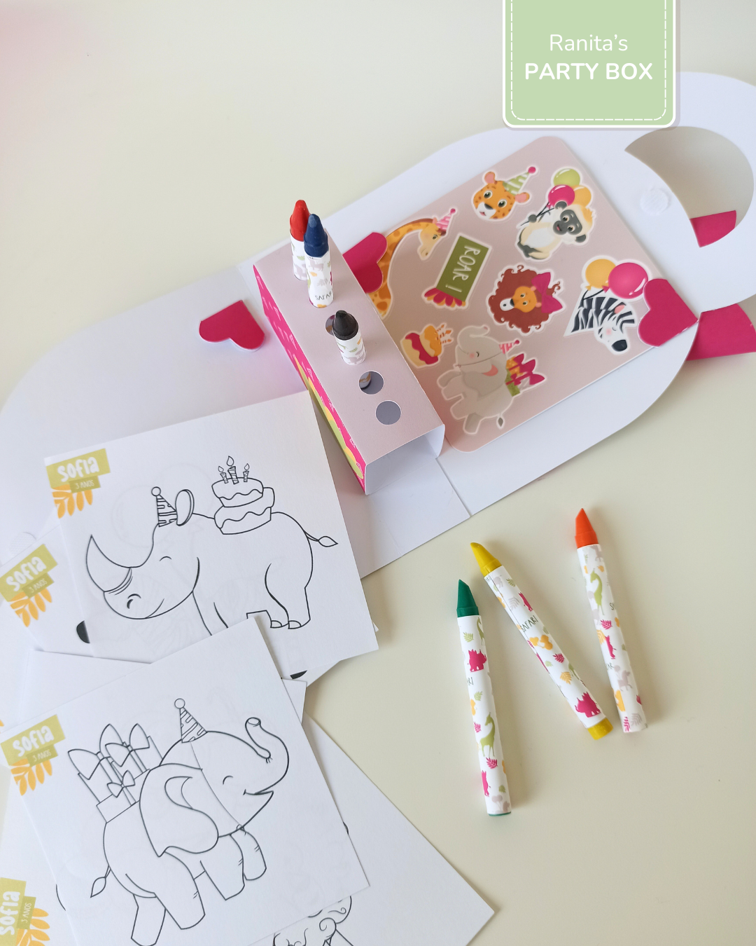 Maleta - Kit colorir - Tema Safari - Stay Wild Girl - COPIE 3