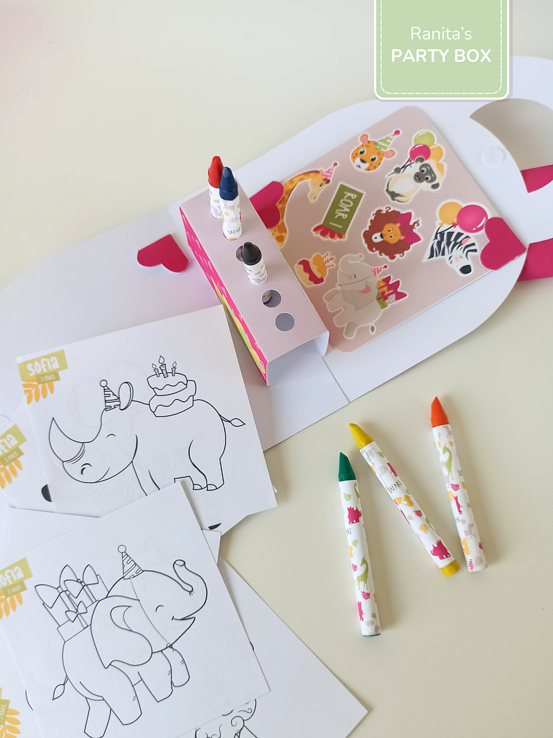 Maleta - Kit colorir - Tema Safari - Stay Wild Girl - COPIE 3