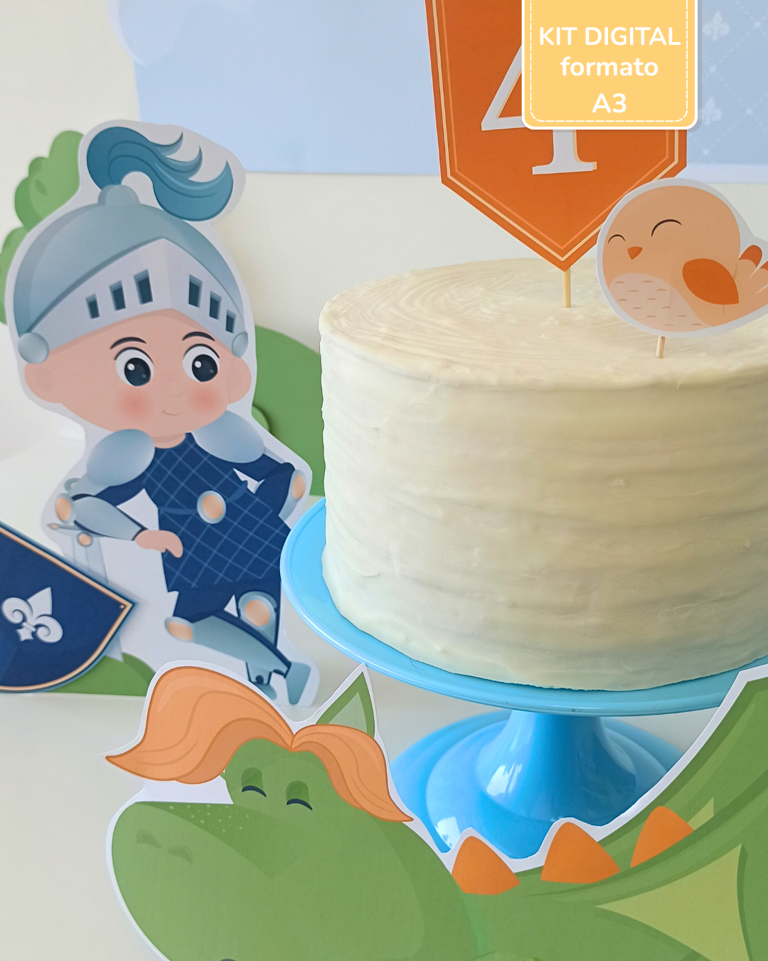  Kit Digital A3 - Festa Cavaleiros e Dragões 5