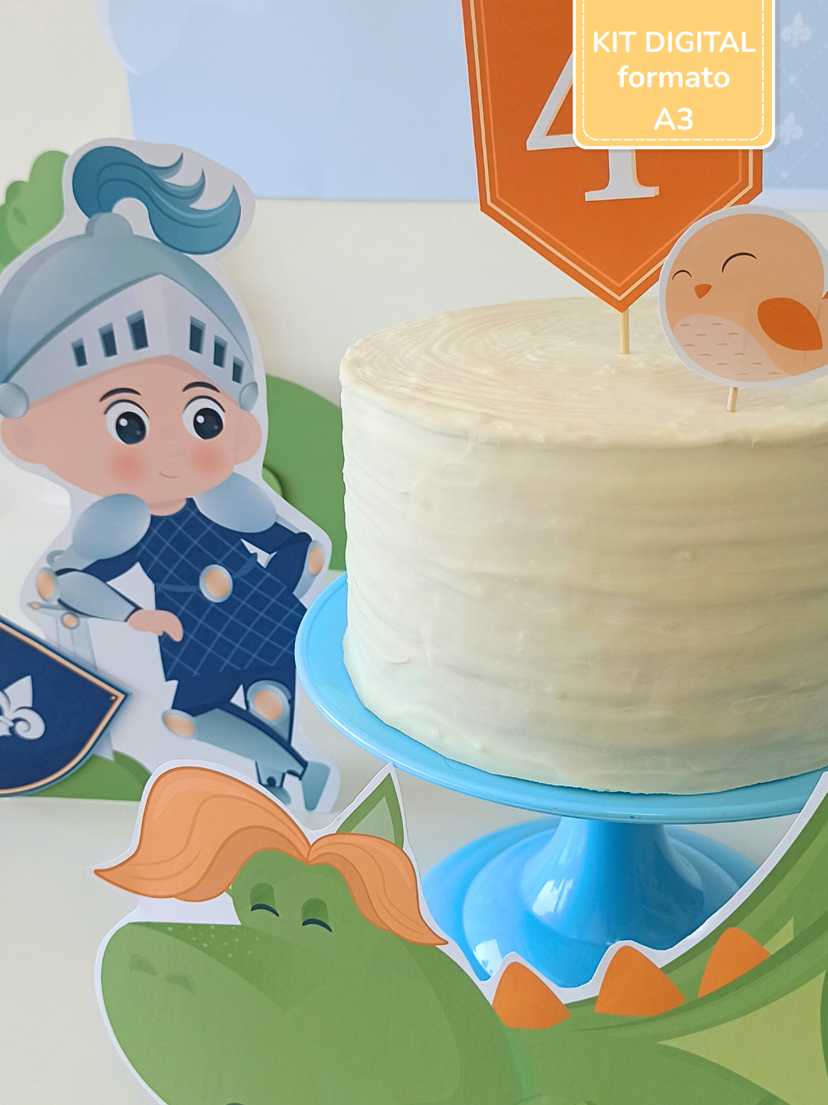  Kit Digital A3 - Festa Cavaleiros e Dragões 5