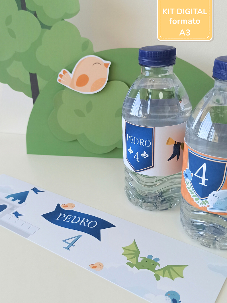  Kit Digital A3 - Festa Cavaleiros e Dragões 6