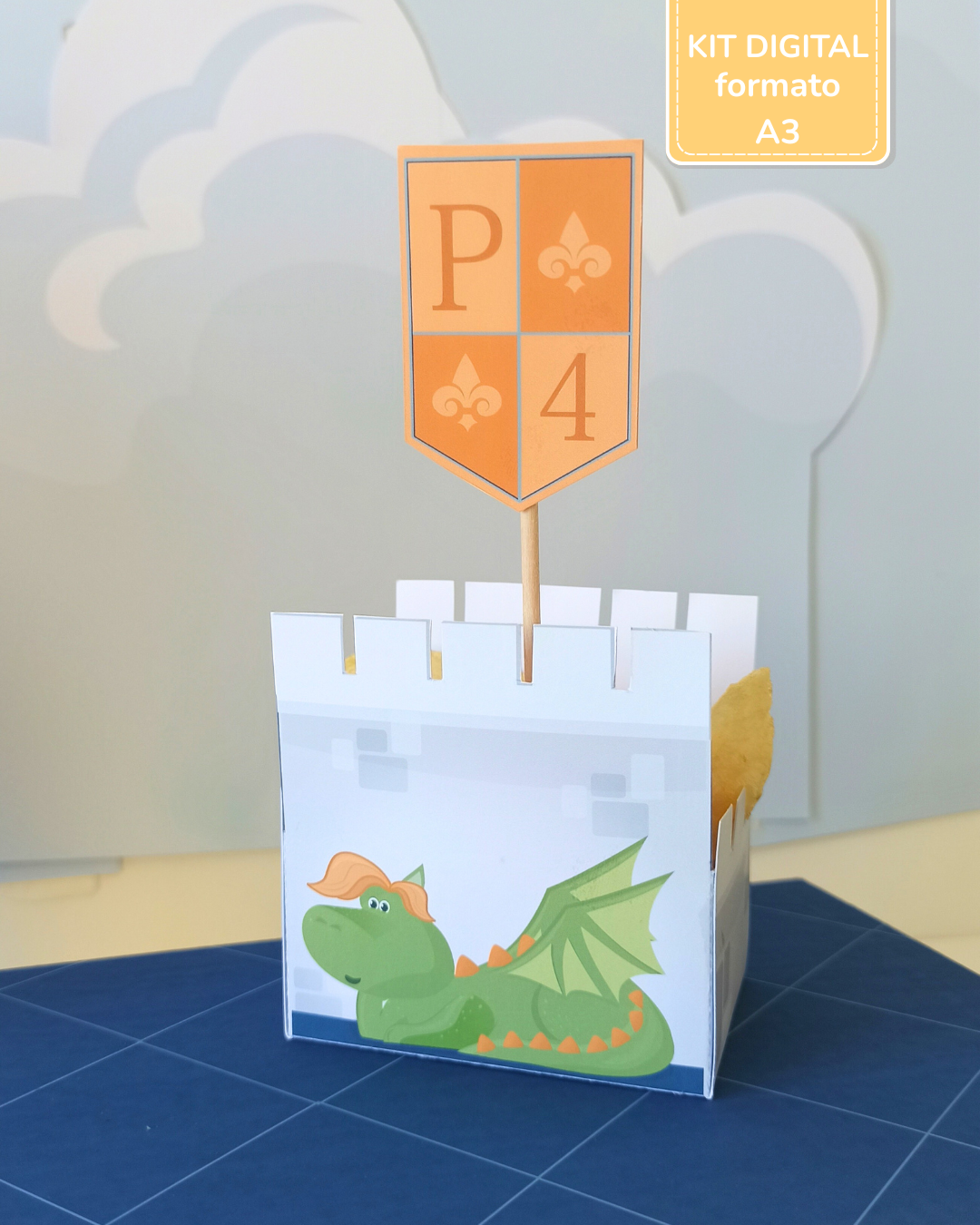  Kit Digital A3 - Festa Cavaleiros e Dragões 8