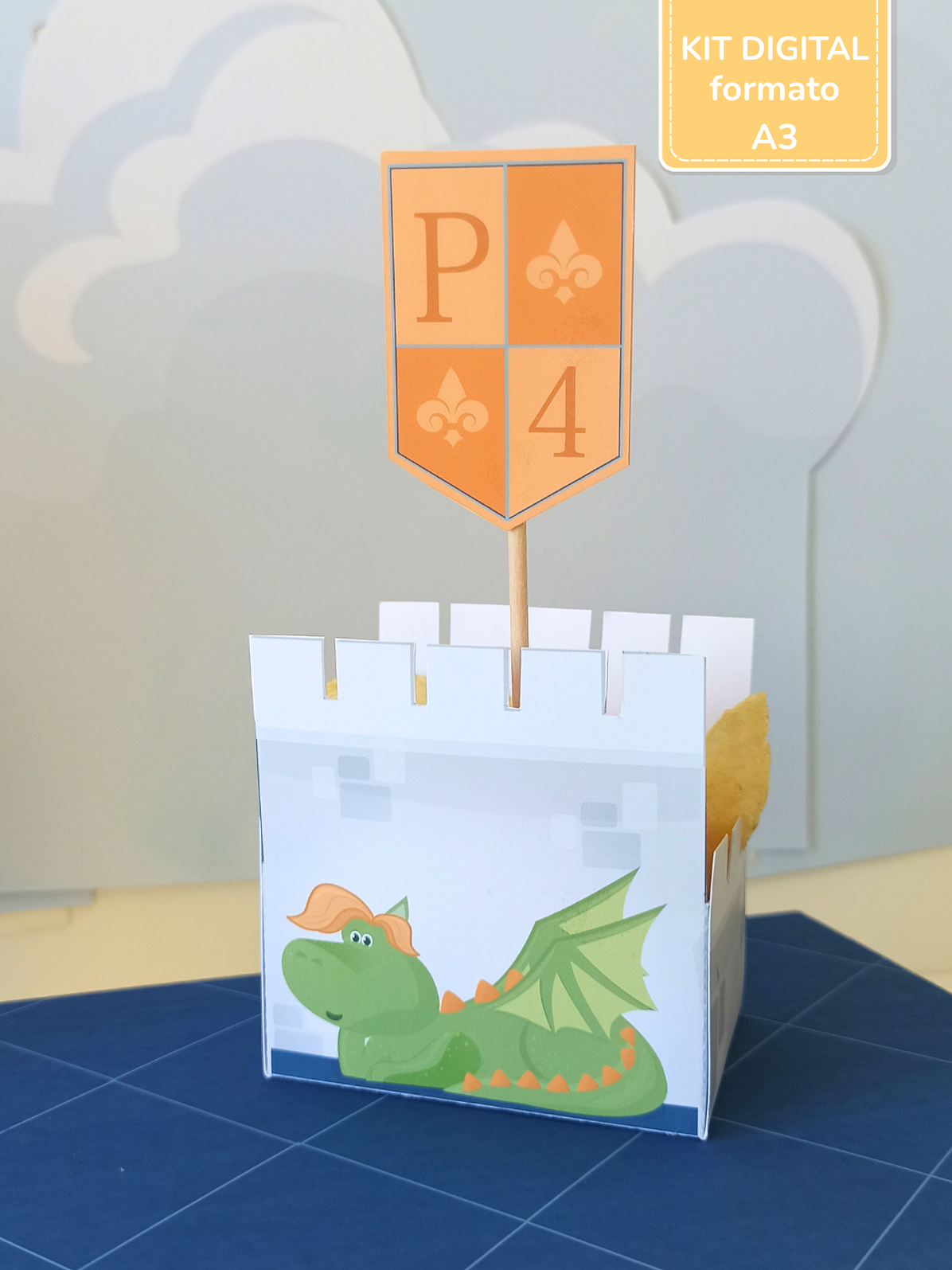  Kit Digital A3 - Festa Cavaleiros e Dragões 8