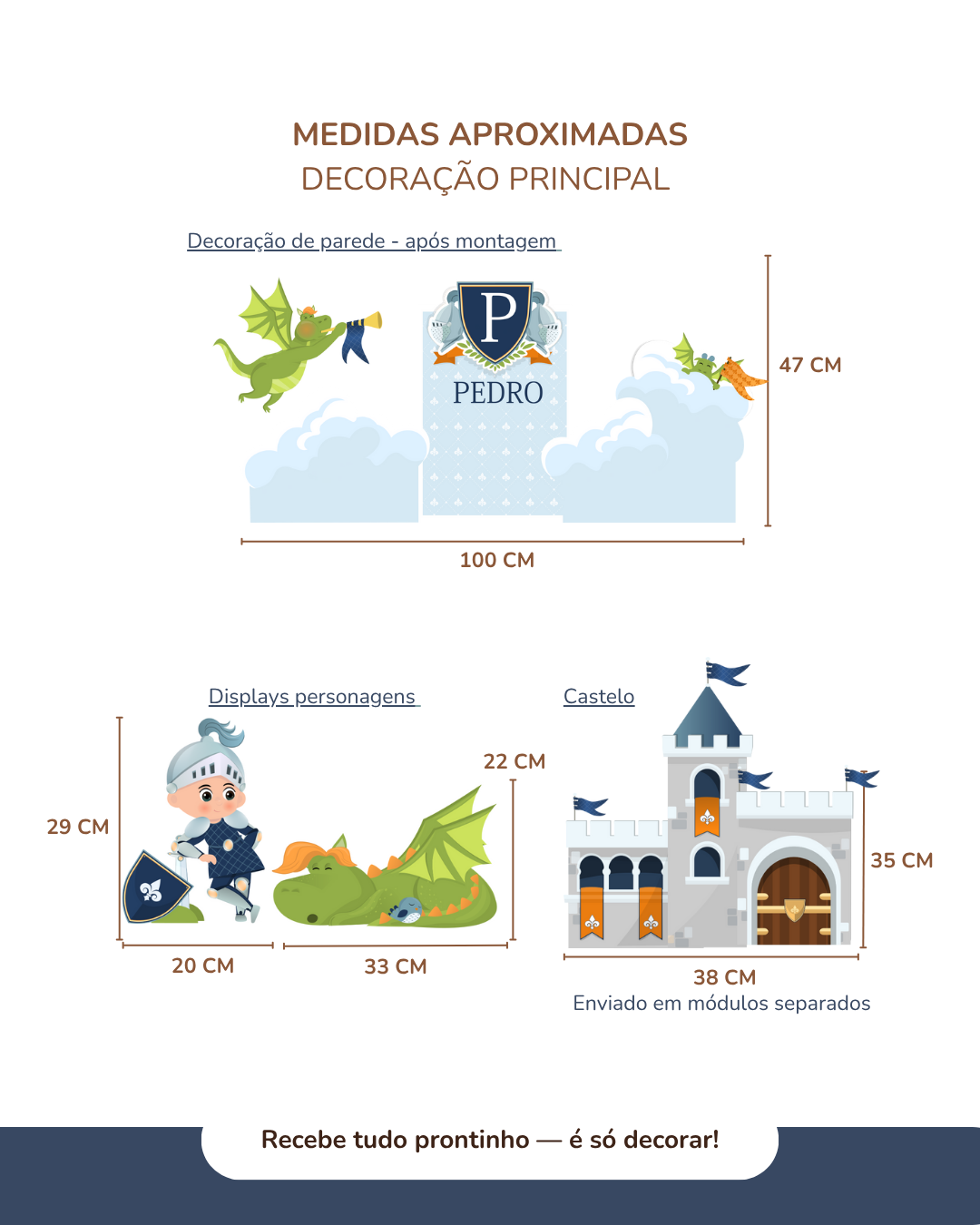 Kit Essência – Festa Cavaleiros e Dragões 4