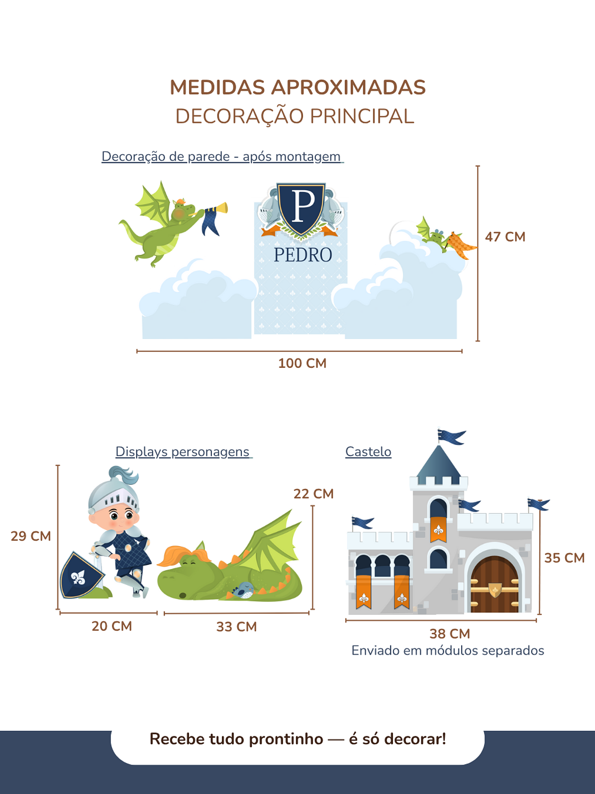 Kit Essência – Festa Cavaleiros e Dragões 4