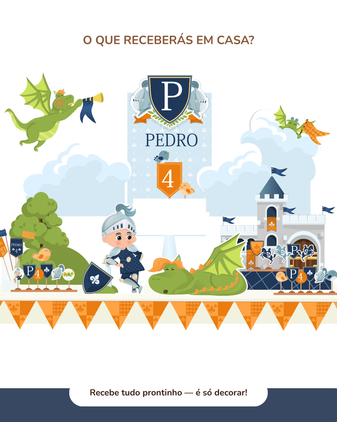 Kit Essência – Festa Cavaleiros e Dragões 3