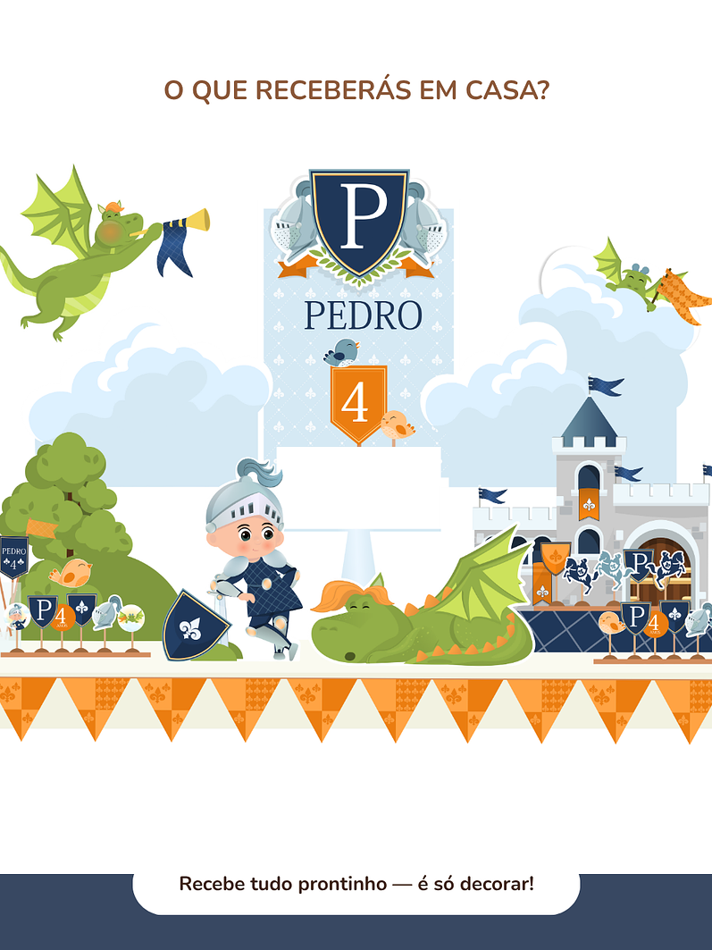 Kit Essência – Festa Cavaleiros e Dragões 3