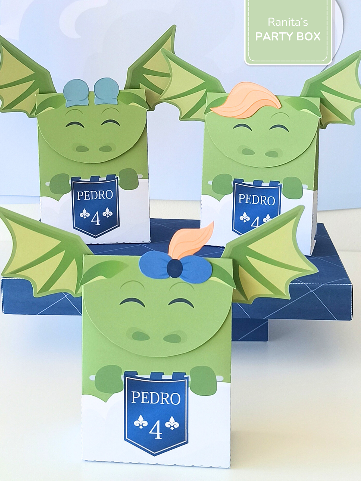 Saquinho pequeno Dragão - Festa Cavaleiros e Dragões 1