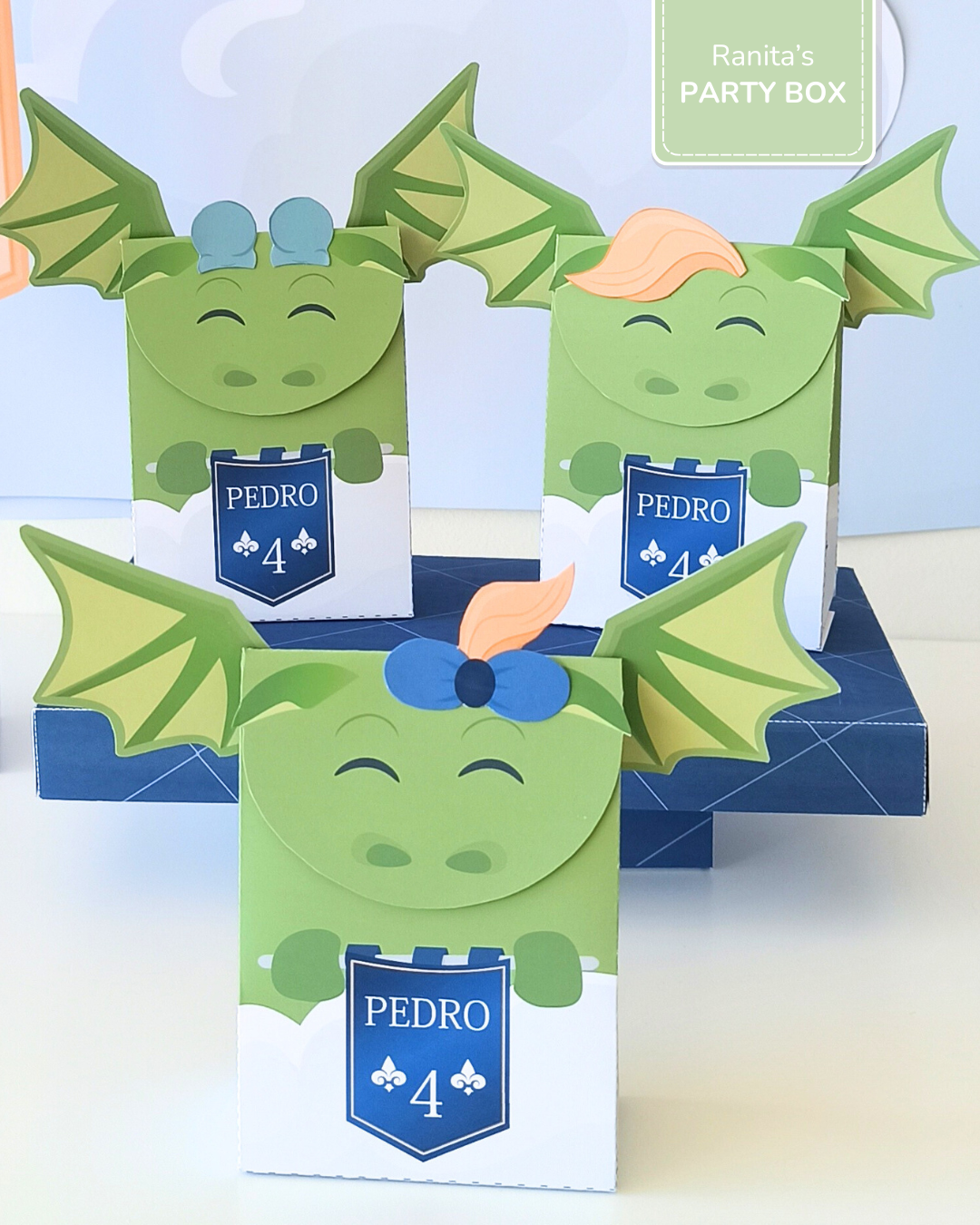 Saquinho pequeno Dragão - Festa Cavaleiros e Dragões 1