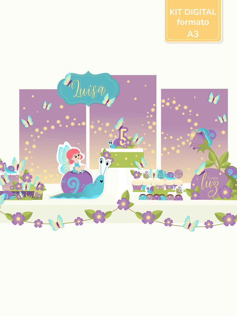  Kit Digital A3 - Festa Magia ao Amanhecer 1