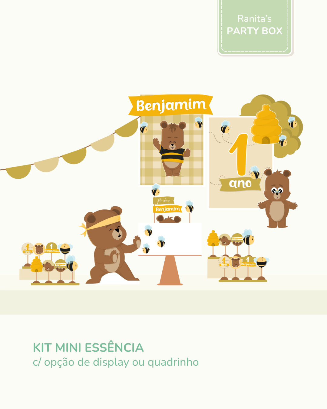 Kit de festa – Ursinho Ben 5